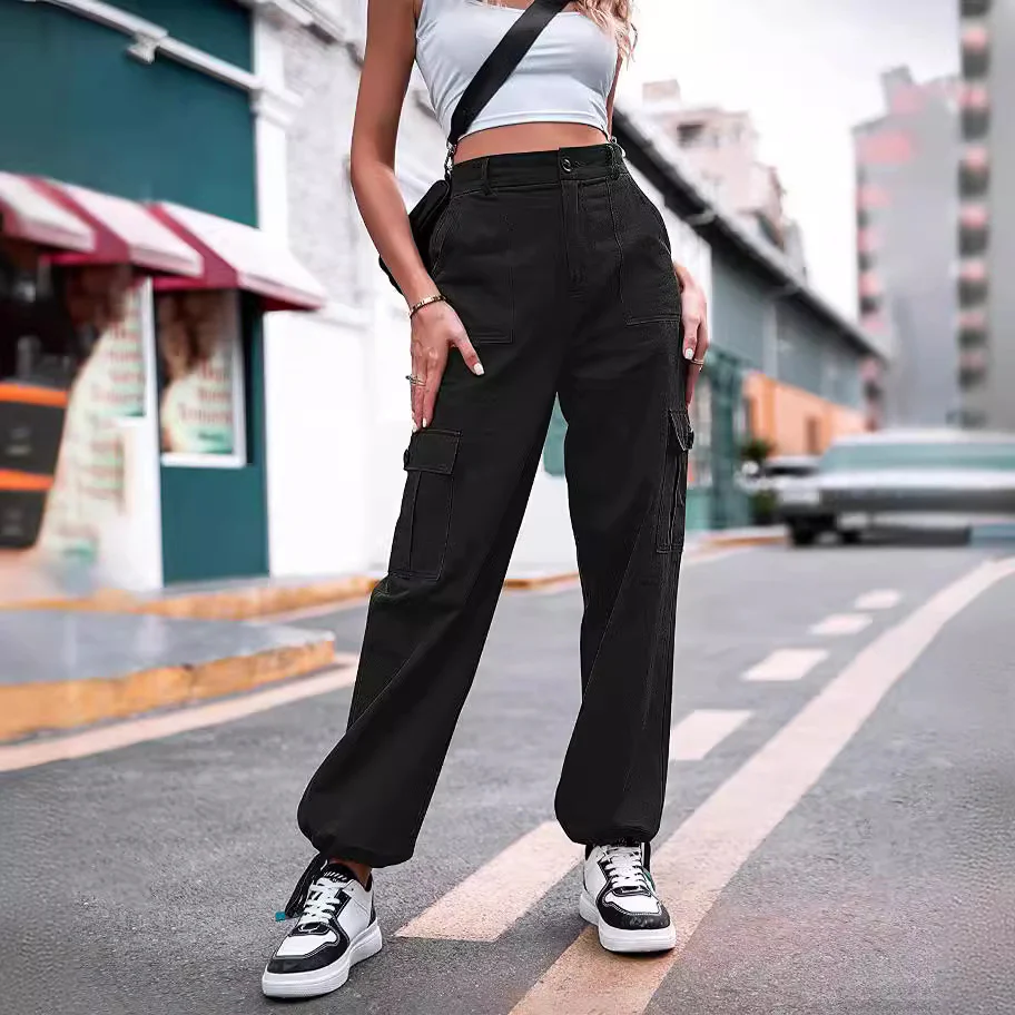 New Summer Casual Pants For Women Buttons