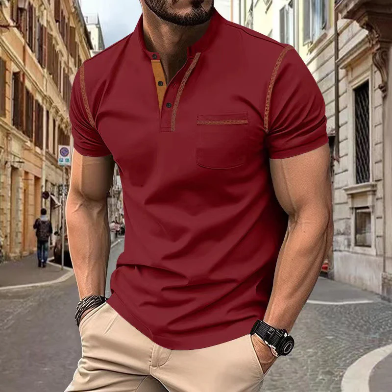 New men's Polo shirt and short-sleeved T-shirt